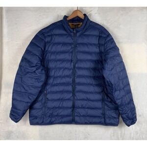 Eddie‎ Bauer Mens XXL EB650 Down Lightweight Packable Zip Puffer Jacket Recycled